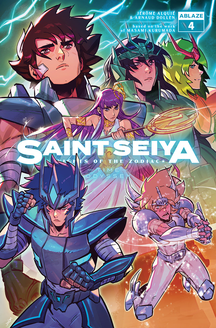 SAINT SEIYA - KNIGHTS OF THE ZODIAC - TIME ODYSSEY #4 COVER A – Ablaze