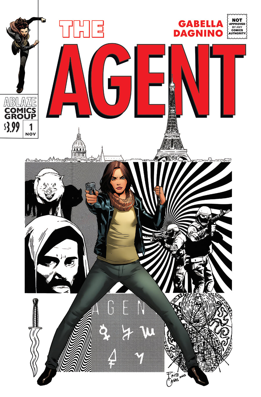 THE AGENT #1 COVER D