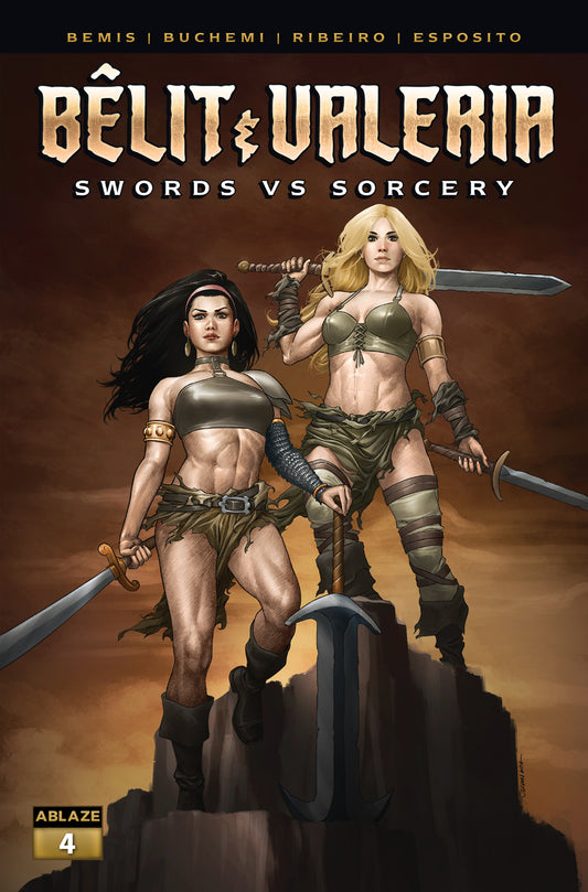 BELIT & VALERIA - SWORDS VS SORCERY #4 COVER B