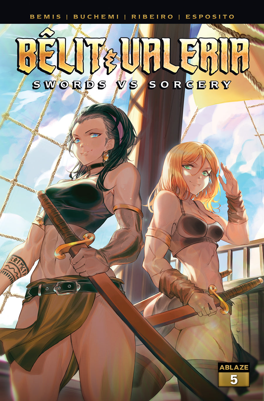 BELIT & VALERIA - SWORDS VS SORCERY #5 COVER B