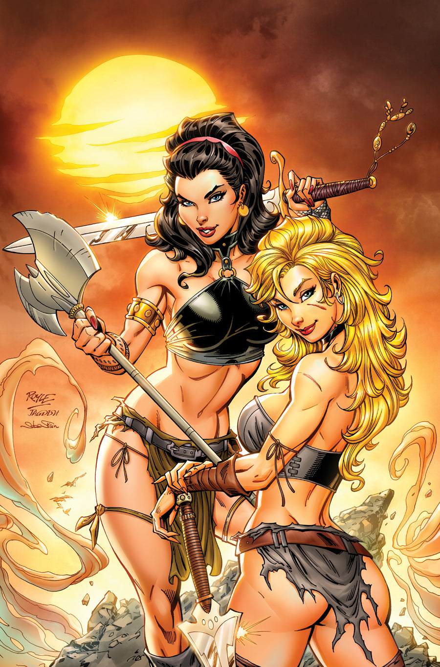 BELIT & VALERIA - SWORDS VS SORCERY #5 COVER E