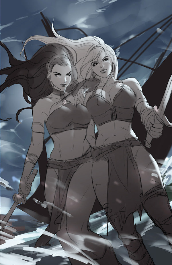 BELIT & VALERIA - SWORDS VS SORCERY #1 FOC COVER K