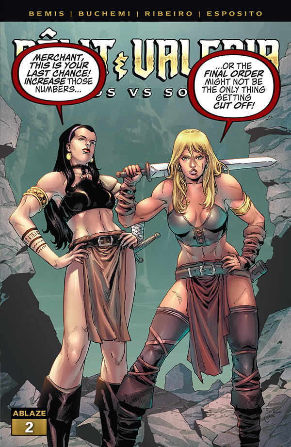 BELIT & VALERIA - SWORDS VS SORCERY #2 COVER H FOC