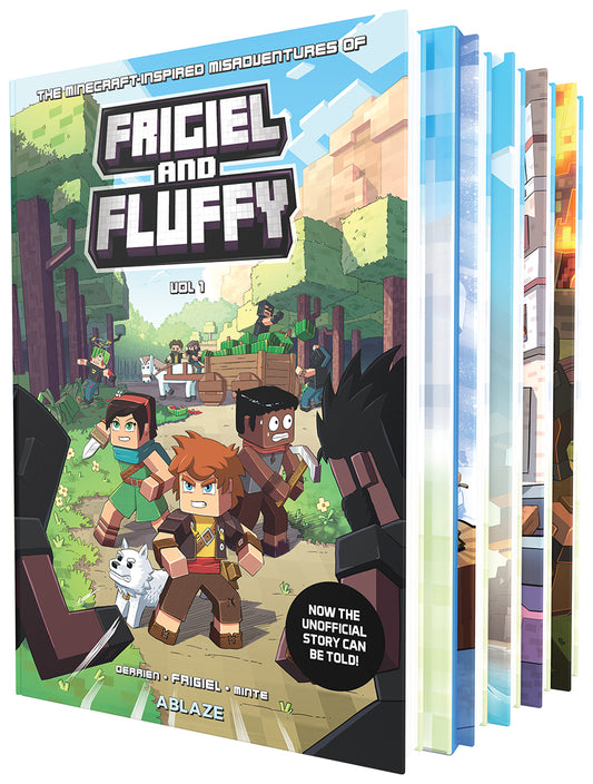 THE MINECRAFT-INSPIRED ADVENTURES OF FRIGIEL & FLUFFY VOL. 1-5 BOX SET