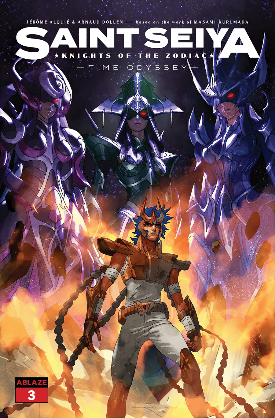 SAINT SEIYA - KNIGHTS OF THE ZODIAC - TIME ODYSSEY #3 COVER A