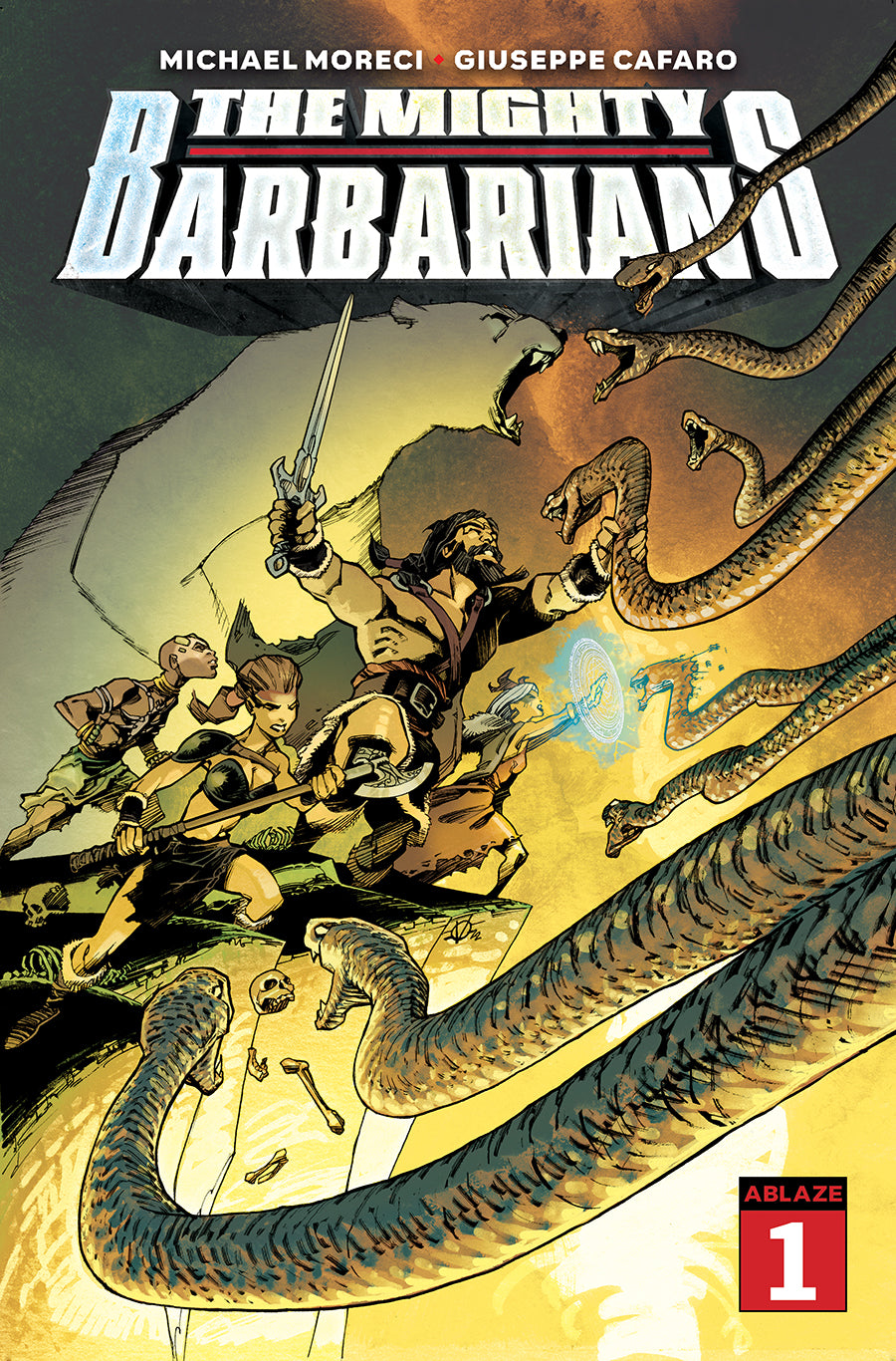 THE MIGHTY BARBARIANS #1 COVER A