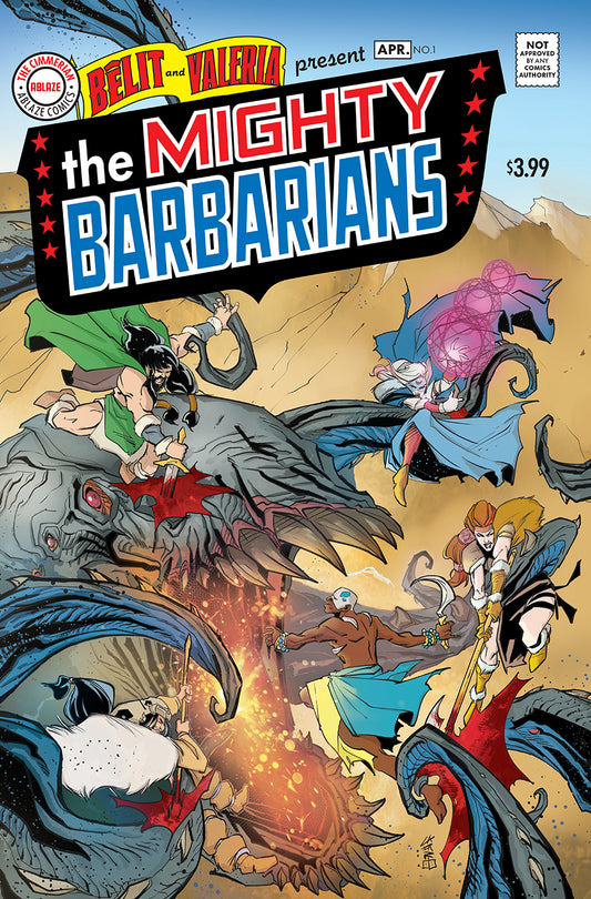 THE MIGHTY BARBARIANS #1 COVER D