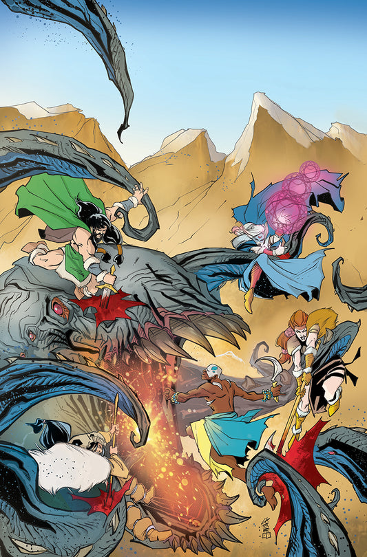 THE MIGHTY BARBARIANS #1 COVER I