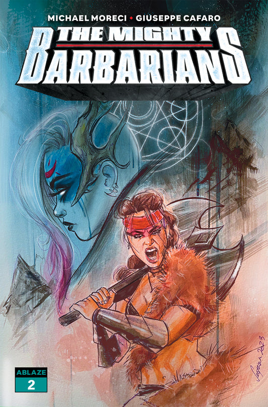 THE MIGHTY BARBARIANS #2 COVER B