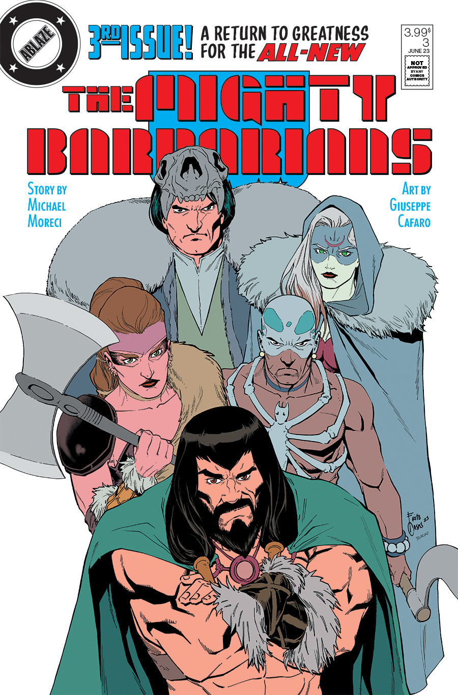 THE MIGHTY BARBARIANS #3 COVER D