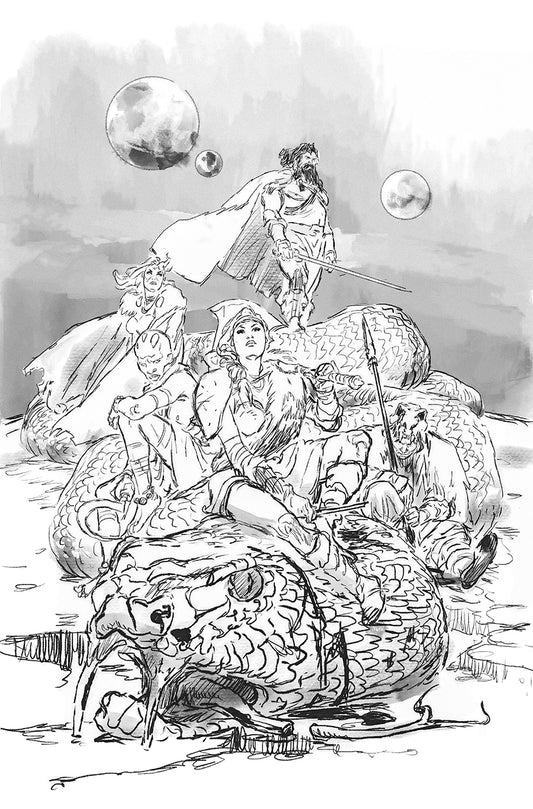 THE MIGHTY BARBARIANS #3 COVER I