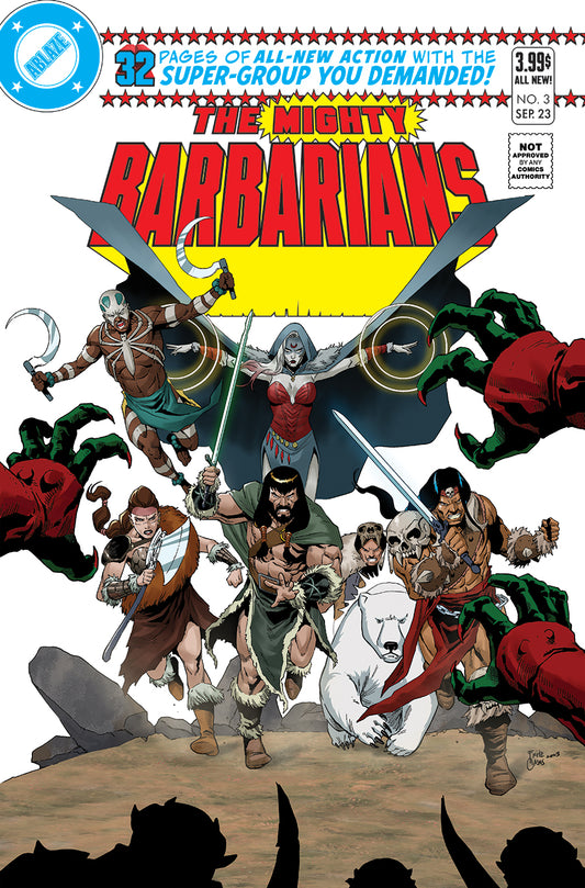 THE MIGHTY BARBARIANS #6 COVER D